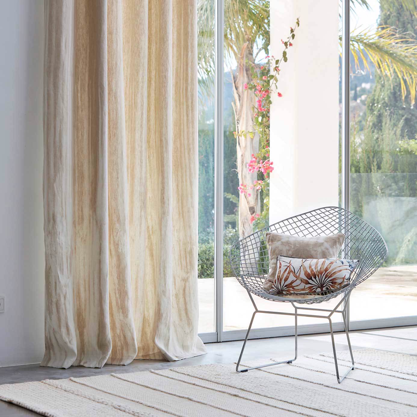 Moramo Linens Sand Fabric by HAR